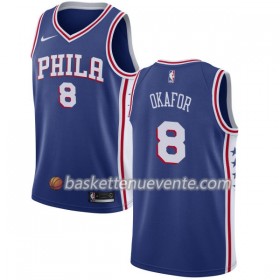 Maillot Basket Philadelphia 76ers Jahlil Okafor 8 Nike 2017-18 Bleu Swingman - Homme